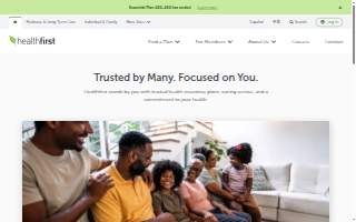 Health First Medical Rehab website