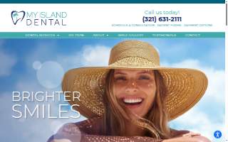 My Island Dental website