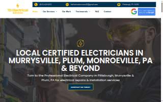 T & D Electrical Services LLC website