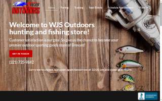 WJS Outdoors of Merritt Island website