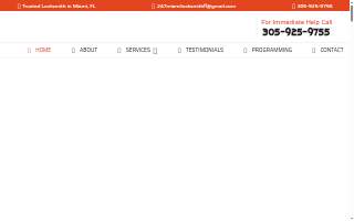 24/7 Miami Locksmith website