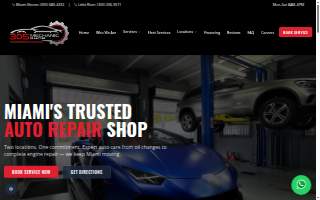 305 Mechanic Shop website