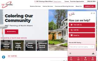 360 Painting of North Miami website