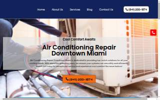 Air Conditioning Repair Downtown Miami LLC website