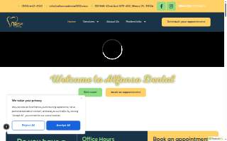 Alfonso Dental Miami website