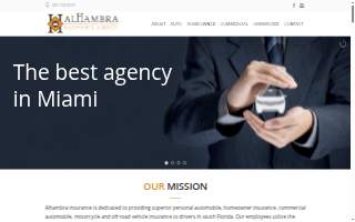 Alhambra Insurance website