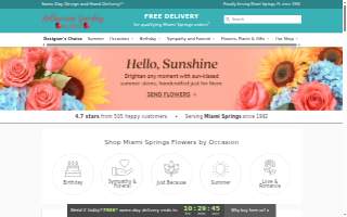 Anthurium Gardens Florist website