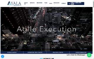 Ayala Law PA website