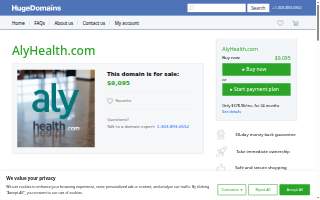 Aly Health - Weight Loss website