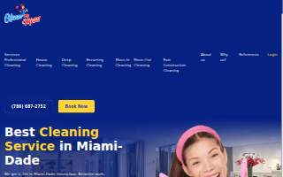 Clean My Mess Cleaning Services Miami Beach website