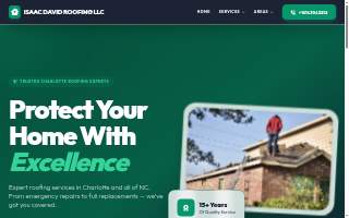 Isaac David Roofing website