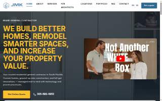JMK Contractor of Miami Beach website