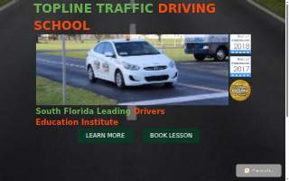 Topline Traffic Driving School Inc. website