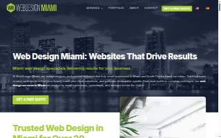 WebDesign-Miami website