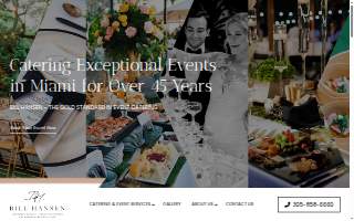 Bill Hansen Catering & Event Production website