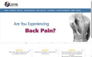 Biscayne Chiropractic Center website