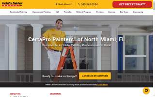 CertaPro Painters of North Miami website
