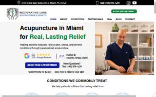 Coral Gables Acupuncture website