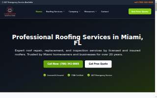 Core Roof Construction website