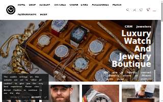 CRM Jewelers website