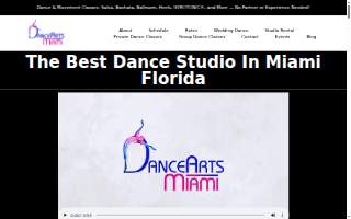 DanceArts Miami website