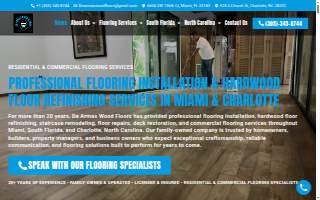 De Armas Wood Floors of Miami website