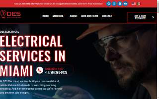 Des Electrical LLC website