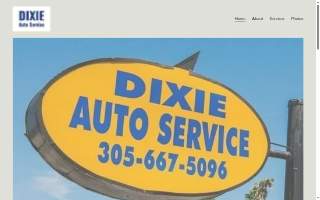 Dixie Auto Service Inc website