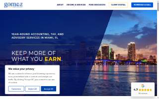 E. Gomez CPA LLC website