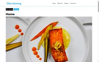 Elite Catering website