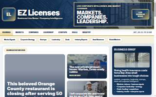 EZ License--Traffic and Driving School website