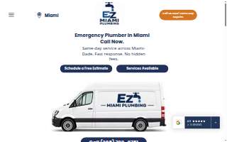 EZ Miami Plumbing website
