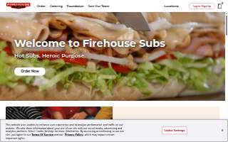 Firehouse Subs website