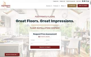 Footprints Floors Miami / Broward website