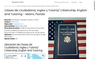 Clases de Ciudadania, Ingles y Tutoria/ Citizenship, English and Tutoring website