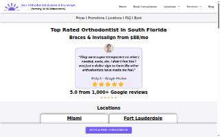 Sun Orthodontist Braces & Invisalign North Miami Beach website