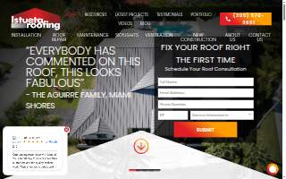 Istueta Roofing website