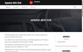Japanese Auto Tech Inc website