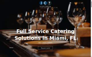 Junior's Catering website