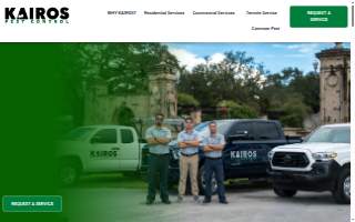 Kairos pest control website