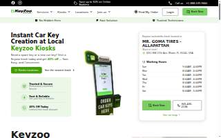 Keyzoo Locksmiths of Miami website