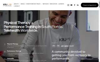 KRU PT + Performance Lab website