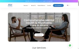 ARC Mental Health of Miami Lakes website