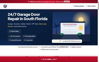 Asap Garage Doors Inc. website
