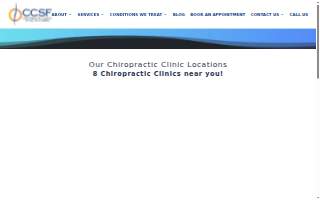 Chiropractic Clinics of South Florida website