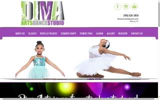 Diva Arts Dance Studio website