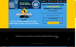 Driving and Traffic School website