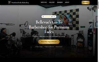 Fade Barber Shop website