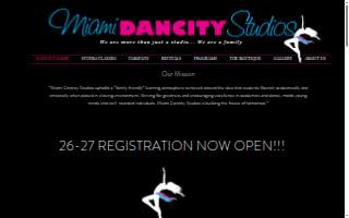 Miami Dancity Studios website