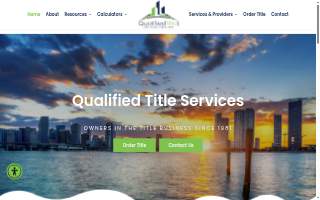 Qualified Title website